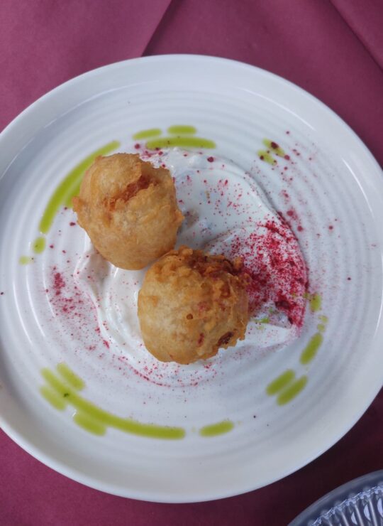 tasting food in culinary tour