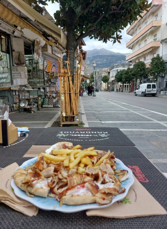 tasting greek flavors