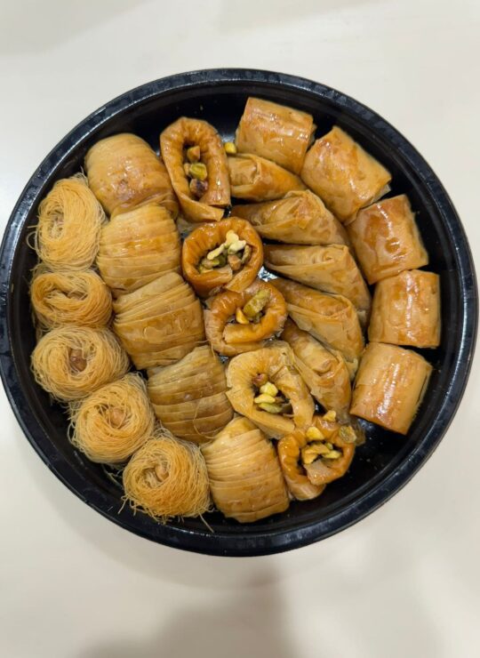 tasting siropiasta during the culinary tour