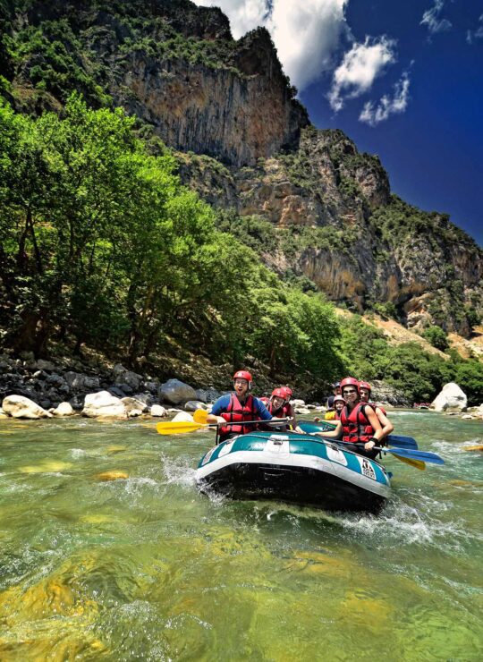 Moments while rafting in Arachthos