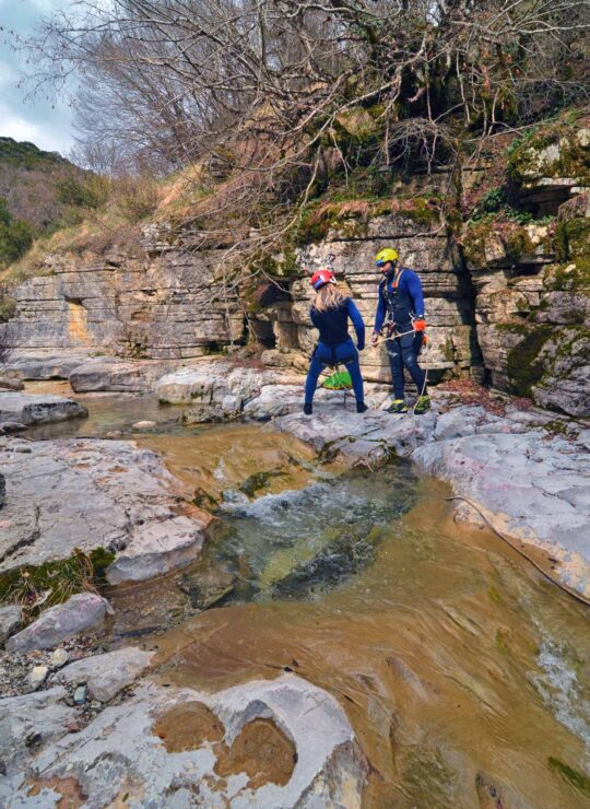 Canyoning in Nefeli, Papigko