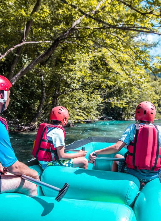 Rafting in Voidomatis river