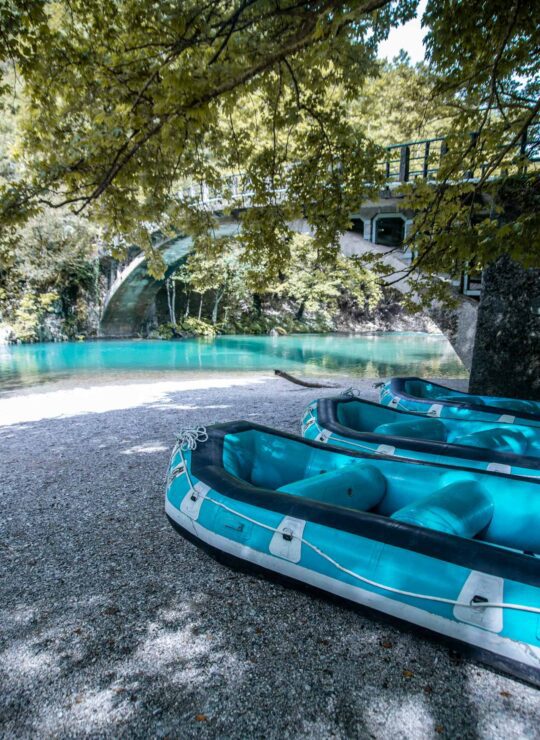 Equipment for Rafting in Voidomatis