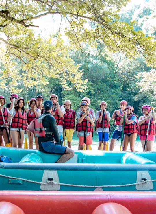 Rafting in Voidomatis group photo