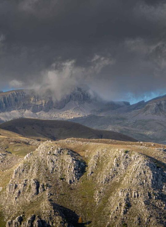 Gamila Peak in Papigko and Mount Tymfi