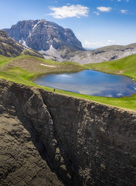 Dragonlake in mount Tymfi